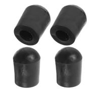Double Bass Endpin Protector Rubber Foot Cap 4pcs for Upright Bass | Black Rubber, Anti Slip Support, Concert and Stage Use, Helps Maintain Balance and Reduce Vibration Damage