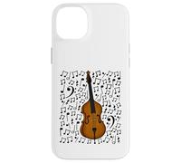 Double Bass Musical Notes Bassist Music Score, Jazz Musician Case for iPhone 14 Plus