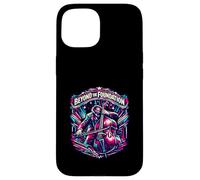 Double Bass Musician Beyond The Foundation Jazz Synthwave R Case for iPhone 15
