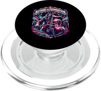 Double Bass Musician Beyond The Foundation Jazz Synthwave R PopSockets PopGrip for MagSafe
