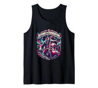 Double Bass Musician Beyond The Foundation Jazz Synthwave R Tank Top