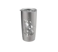 Double Bass Player String Instrument Orchestra Double Bass Stainless Steel Insulated Tumbler