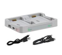 Double Battery Charging Dock Charging Dock For Battery With Space Saving Design And Intelligent Chip Battery Charging