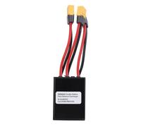 Double Battery Discharge Converter Dual Battery Parallel Module Adapter XT60 Interface High Power Output for 250 3000W Motor Aluminum Alloy Material (30A)