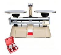 Double Beam Balance Scale 2000g/0.1g Mechanical Lab Instrument | Durable Stainless Steel Weighing Pan for Accurate Measurements in Cooking, Baking, or Laboratory Applications