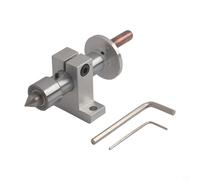 Double Bearing Live Center for Mini Lathe Machine, Adjustable Revolving Center with Enhanced Stability and Smooth Operation, Metal Construction