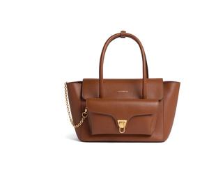 Double Beat Flap Bag - female - Coccinelle - Handbags - Brown - ONE SIZE - Bags ONE SIZE