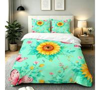 Double Bedding Set Yellow Daisy, AQ1239