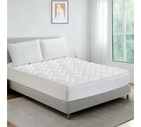 (Double) BELOFAY Fitted Memory Foam Mattress Topper