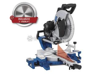 DOUBLE BEVEL SLIDING COMPOUND MITRE SAW 305MM 2000W 230V SCHEPPACH HM140L