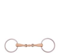 Double bit for solid stainless steel horse BR Equitation Cuprion
