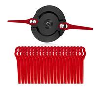 Double Blade Disc Compatible with Cordless Grass Trimmer GE-CT 18 LI, GC-CT 18/24, BG-CT18 LI, BG-CB 18 LI, RG-CT18/1 LI, with 20 Blades