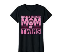 Double Blessed Mom of Twins Mother Day T-Shirt