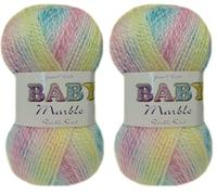 Double - BM2 - James C. Brett Baby Marble DK BM2 (Pack of 2)