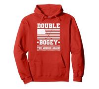 Double Bogey You Missed Again Funny American Flag Trump Golf Pullover Hoodie