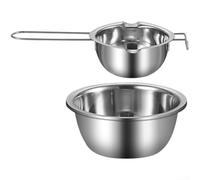 Double Boiler Chocolate Melting Pot Constructed from 304 Stainless Steel for Baking and Confectionery (A)