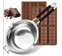 Double Boiler Set 1200ml with Silicone Molds Included
