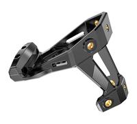 Double Bottle Cage Holder | Behind the Seat Bottle Cage Holder - Stable and Wear Resistant Holder Black