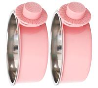 Double Bowl Hanging Set 650ml Stainless Steel With Anti Skid Base For Kennel Easy Installation Spill Proof Design Not Slip Dog Water Bowl