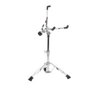 Double Braced Snare Drum Stand, Heavy Duty Tripod Construction, Adjustable Height Non Slip Rubber Feet, Professional Drum Holder for 10 to 14 Inch Drums, with Memory Lock and Tilt