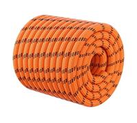 Double Braided Arborist Rigging Rope - 1/2 in X 100 ft 48 Strands Outdoor Pulling Heavy Duty Polyester Bull Rope for Swing Tree Work Camping Rescue Hiking Logging - Orange