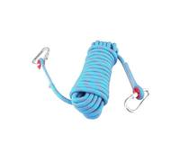 Double Braided High-Strength Polyester Rope Rappelling Outdoor Pulling Heavy Duty Polyester For Swing Tree Work Camping Rescue Hiking(Blue,14mmx5m)