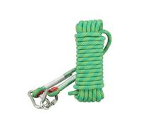 Double Braided High-Strength Polyester Rope Rappelling Outdoor Pulling Heavy Duty Polyester For Swing Tree Work Camping Rescue Hiking(Green,12mmx10m)