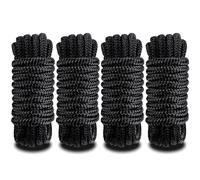Double Braided Nylon Dock Lines, Boat Mooring Rope Anchor Line with 12" Loop for Boats Docking Kayak Pontoon Boating Accessories