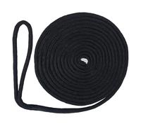 Double Braided Nylon Dock Lines - Premium Mooring Line Anchor Rope for Boats (L: 16.5 Ft/ 25 Ft/ 50Ft, D: 3/8", 1/2", 5/8", Eyelet: 12")