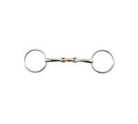 Double-breaded bit with copper pad Premier Equine