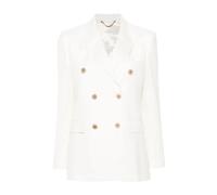 Double-Breasted Blazer- female- Golden Goose- Blazers- White- S- Jackets S