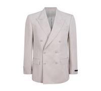 Double-breasted slim fit blazer - male - Hugo - Blazers - Beige - M - Suits M