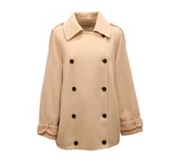 Double-Breasted Coat, female, Emma&Gaia, Double-Breasted Coats, Brown, L, Coats L