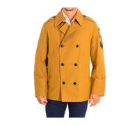 Double-Breasted Coat - male - La Martina - Double-Breasted Coats - Brown - L - Coats L