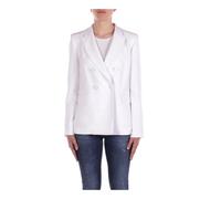 Double Breasted Jacket - female - Liu Jo - Blazers - White - 2XL - Jackets 2XL