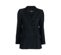 Double-breasted Jacket in Honeycomb Bi-stretch Technical Fabric - female - Seventy - Blazers - Blue - M - Jackets M