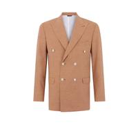 Double Breasted Tropical Virgin Wool Blazer - male - Brooks Brothers - Blazers - Orange - 2XL - Jackets 2XL