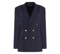 Double-breasted Wool Blazer - female - Polo Ralph Lauren - Blazers - Blue - S - Jackets S