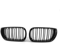 Double Bridge Front Kidney Grill Grilles, Glossy Black, E46, 4Door, 02-05