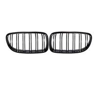 Double Bridge Front Kidney Grill Grilles, Glossy Black, E90 E91, 4 Door, 09-11