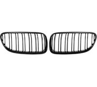 Double Bridge Front Kidney Sport Grill Grilles, Glossy Black, for E92 E93 2010-2013