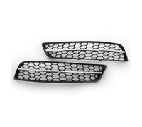 Double Bridge Grill For A3 For 8P 2009-2013 2pcs Front Fog Lamp Grille Glossy Black Car Front Fog Light Grille Front Bumper Grille Grill(2pcs B)