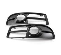 Double Bridge Grill For A4 For B7 For S4 For B7 For S-Line 2005-2008 Car Front Bumper Left Right Fog Lamp Grill 8E0807681F 8E0807682F Front Bumper Grille Grill(1 pair)