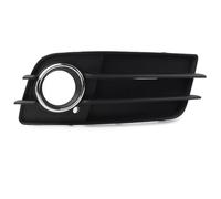 Double Bridge Grill For A4 For B8 For S-Line For S4 2008-2012 1Pcs Car Front Bumper Fog Lamp Grille With Chrome Ring Front Bumper Grille Grill(1Pcs Right)