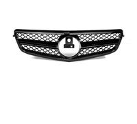 Double Bridge Grill For Benz C-Class W204 2007-2014 C180 C200 C250 C300 For AMG GT Diamond Tuning Grille Front Bumper Grille Hood Grill(AM-Glossy Black)
