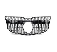 Double Bridge Grill For Benz For X204 For Facelift For GLK250 GLK300 GLK350 2013-2015 Car Front Bumper Hood Grille Front Bumper Grille Grill(Black)