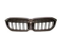 Double Bridge Grill For BMW 3 Series G20 G21 Facelift LCI 2023-2025 Car Front Bumper Racing Grill Kidney Diamond Star Carbon Print Grilles