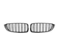 Double Bridge Grill For BMW 4 Series F32 F33 F36 F80 For M3 F82 F83 For M4 428i 440i 435i 2013+ Carbon Fiber Kidney Grille ABS Front Bumper Racing Grill