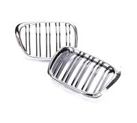 Double Bridge Grill For BMW 5 Series E39 525i 528i 530i 540i 1997-2003 Front Kidney Inside Grill Double Slat Chrome Facelift Grille