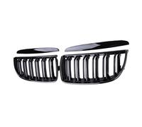 Double Bridge Grill For BMW E90 E91 3 Series 323I 328I 335I 330I 325I 2005-2008 Grille Racing Grill Gloss Black Car Front Bumper Grilles ABS